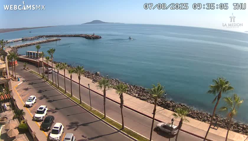 Loreto Coast Live Cam -  Loreto, Baha California Sur, Mexico