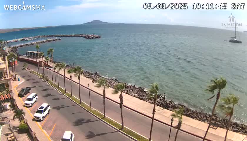 Loreto Coast Live Cam -  Loreto, Baha California Sur, Mexico