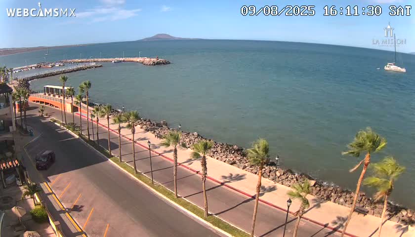 Loreto Coast Live Cam -  Loreto, Baha California Sur, Mexico