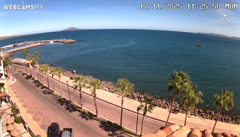 Loreto Coast Live Cam -  Loreto, Baha California Sur, Mexico