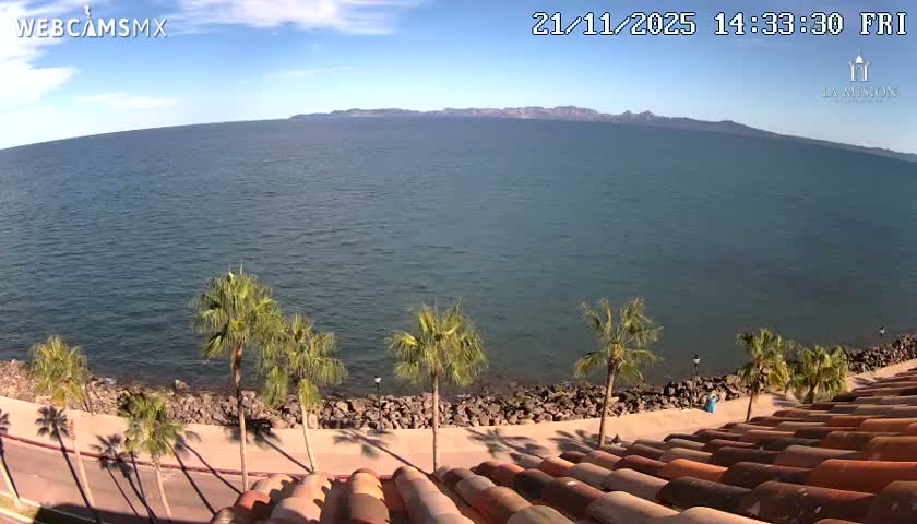 Loreto Coast Live Cam -  Loreto, Baha California Sur, Mexico
