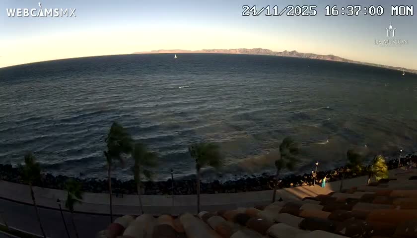 Loreto Coast Live Cam -  Loreto, Baha California Sur, Mexico