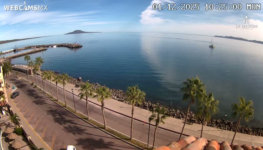 Loreto Coast Live Cam -  Loreto, Baha California Sur, Mexico