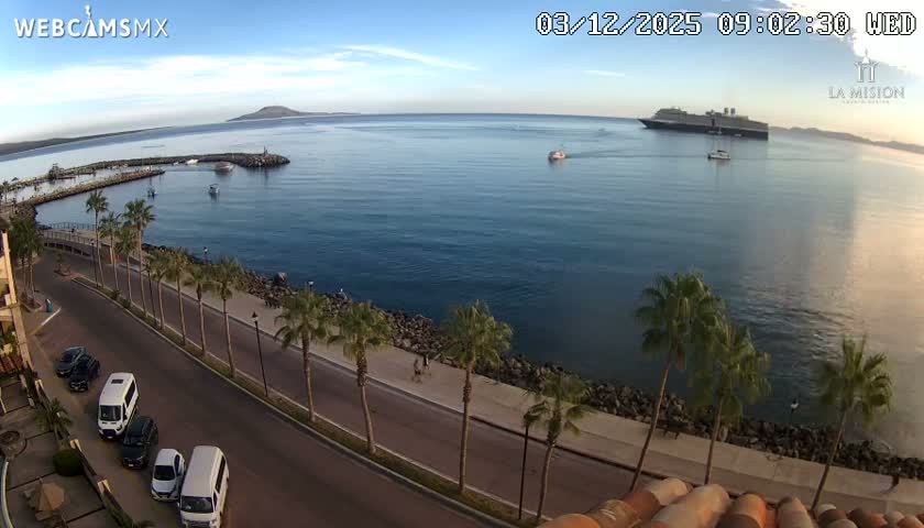 Loreto Coast Live Cam -  Loreto, Baha California Sur, Mexico