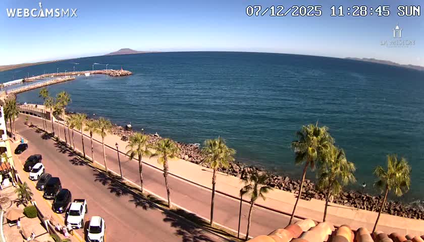 Loreto Coast Live Cam -  Loreto, Baha California Sur, Mexico
