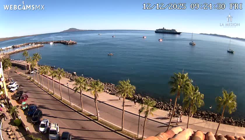 Loreto Coast Live Cam -  Loreto, Baha California Sur, Mexico
