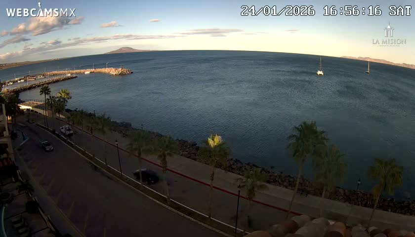 Loreto Coast Live Cam -  Loreto, Baha California Sur, Mexico