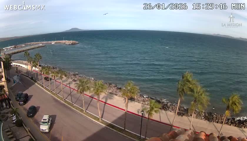 Loreto Coast Live Cam -  Loreto, Baha California Sur, Mexico