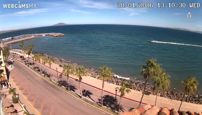 Loreto Coast Live Cam -  Loreto, Baha California Sur, Mexico