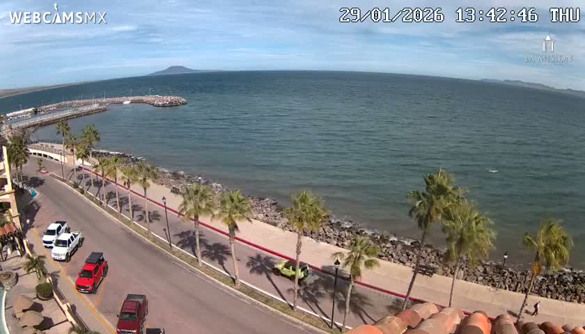 Loreto Coast Live Cam -  Loreto, Baha California Sur, Mexico