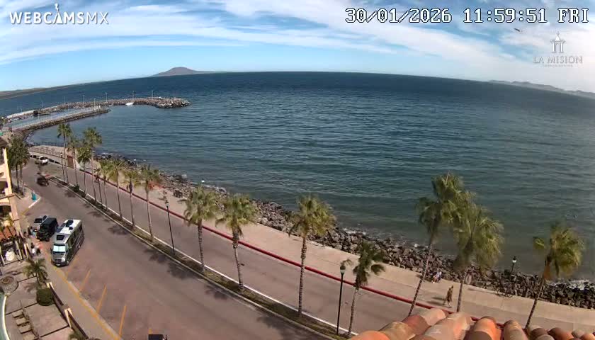 Loreto Coast Live Cam -  Loreto, Baha California Sur, Mexico
