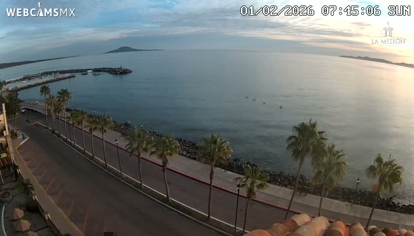 Loreto Coast Live Cam -  Loreto, Baha California Sur, Mexico