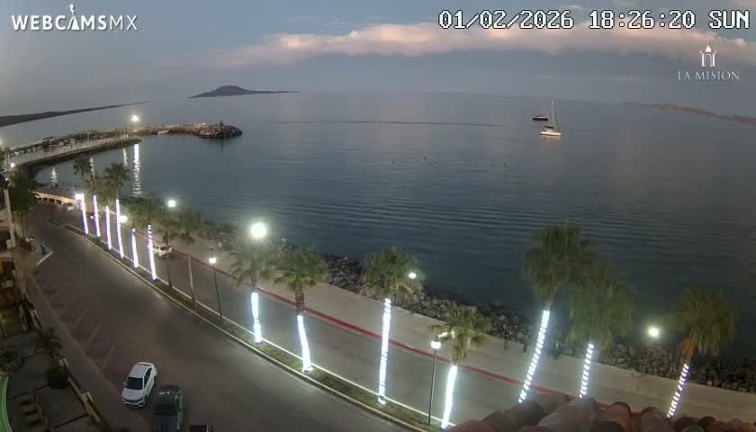 Loreto Coast Live Cam -  Loreto, Baha California Sur, Mexico