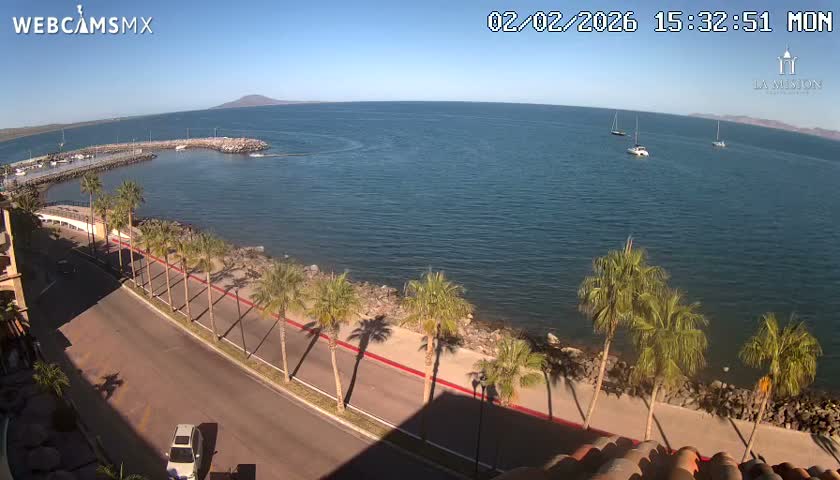 Loreto Coast Live Cam -  Loreto, Baha California Sur, Mexico