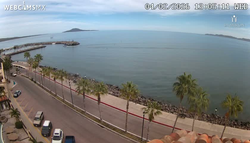 Loreto Coast Live Cam -  Loreto, Baha California Sur, Mexico