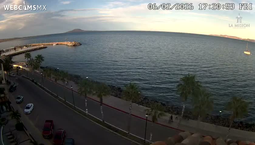 Loreto Coast Live Cam -  Loreto, Baha California Sur, Mexico