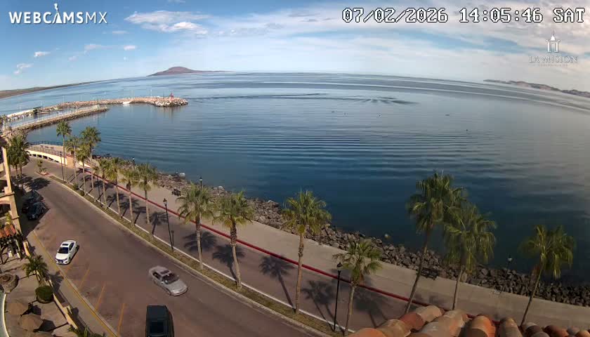 Loreto Coast Live Cam -  Loreto, Baha California Sur, Mexico