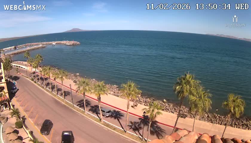 Loreto Coast Live Cam -  Loreto, Baha California Sur, Mexico
