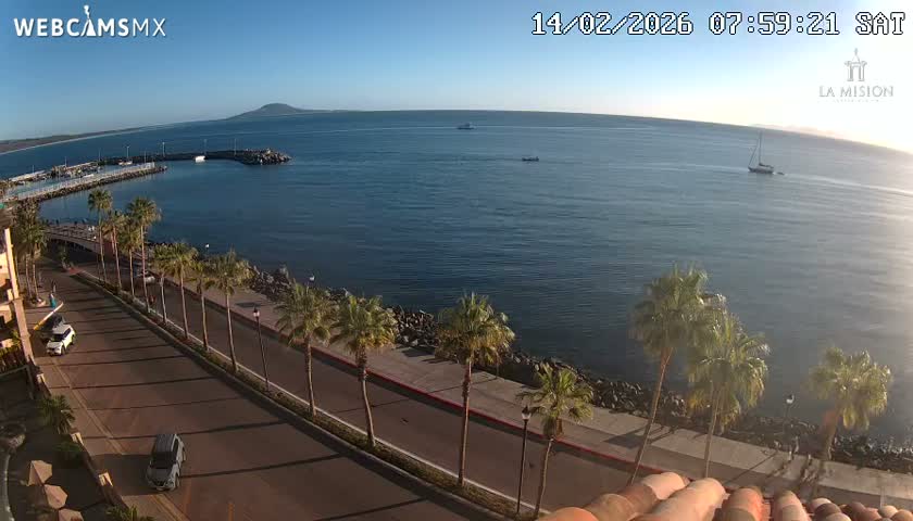 Loreto Coast Live Cam -  Loreto, Baha California Sur, Mexico