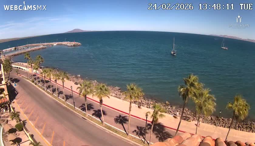 Loreto Coast Live Cam -  Loreto, Baha California Sur, Mexico