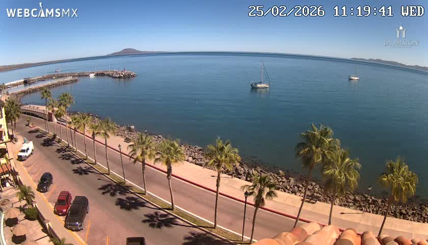 Loreto Coast Live Cam -  Loreto, Baha California Sur, Mexico