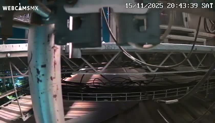 South View of Mexico City from Torre Latino Americana Tower PTZ  Live Cam - Cuauhtemoc, Ciudad de Mexico, Mexico