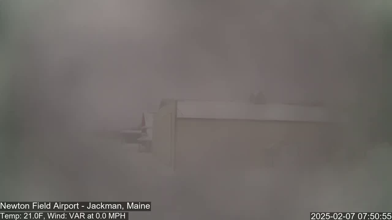 Newton Field - Jackman Airport Live Cam - Maine, USA