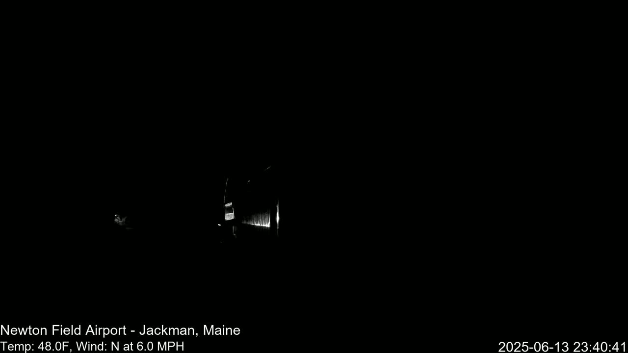 Newton Field - Jackman Airport Live Cam - Maine, USA