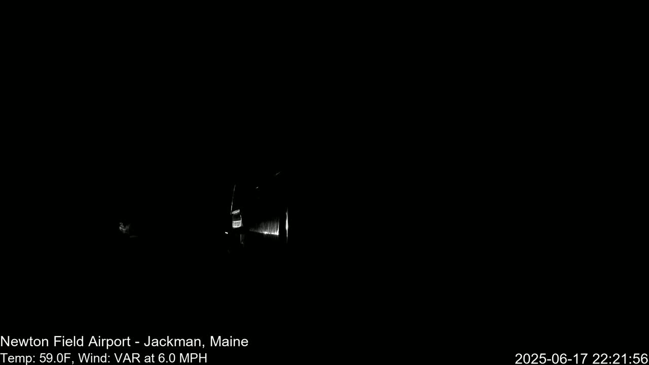 Newton Field - Jackman Airport Live Cam - Maine, USA