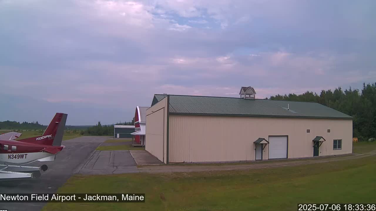 Newton Field - Jackman Airport Live Cam - Maine, USA