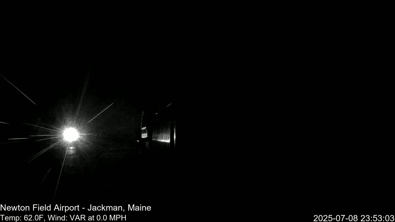 Newton Field - Jackman Airport Live Cam - Maine, USA
