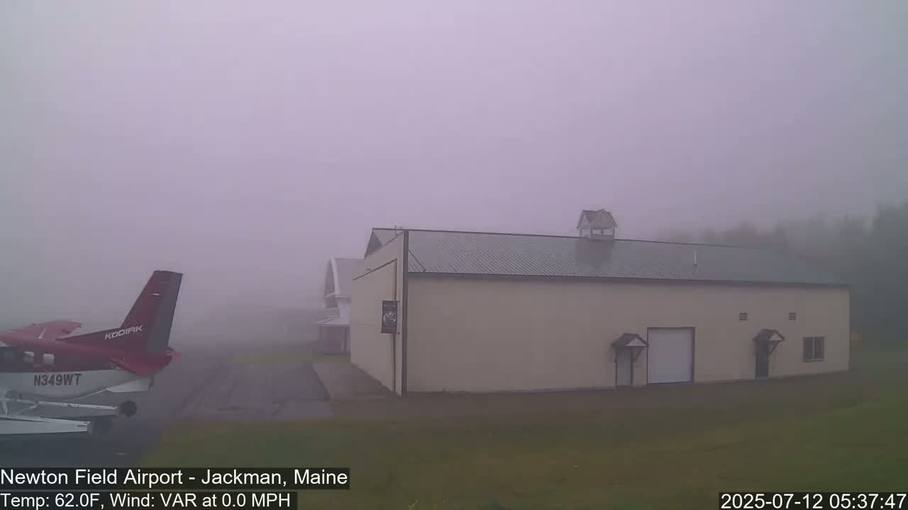 Newton Field - Jackman Airport Live Cam - Maine, USA