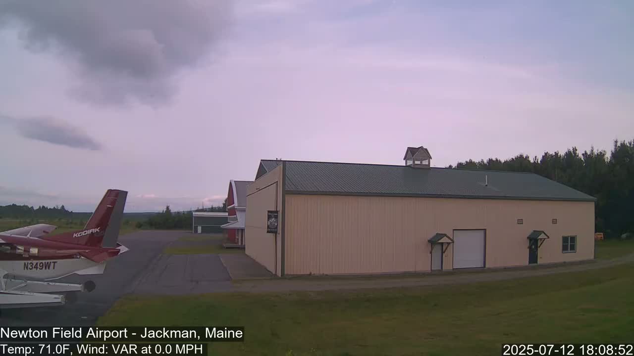 Newton Field - Jackman Airport Live Cam - Maine, USA