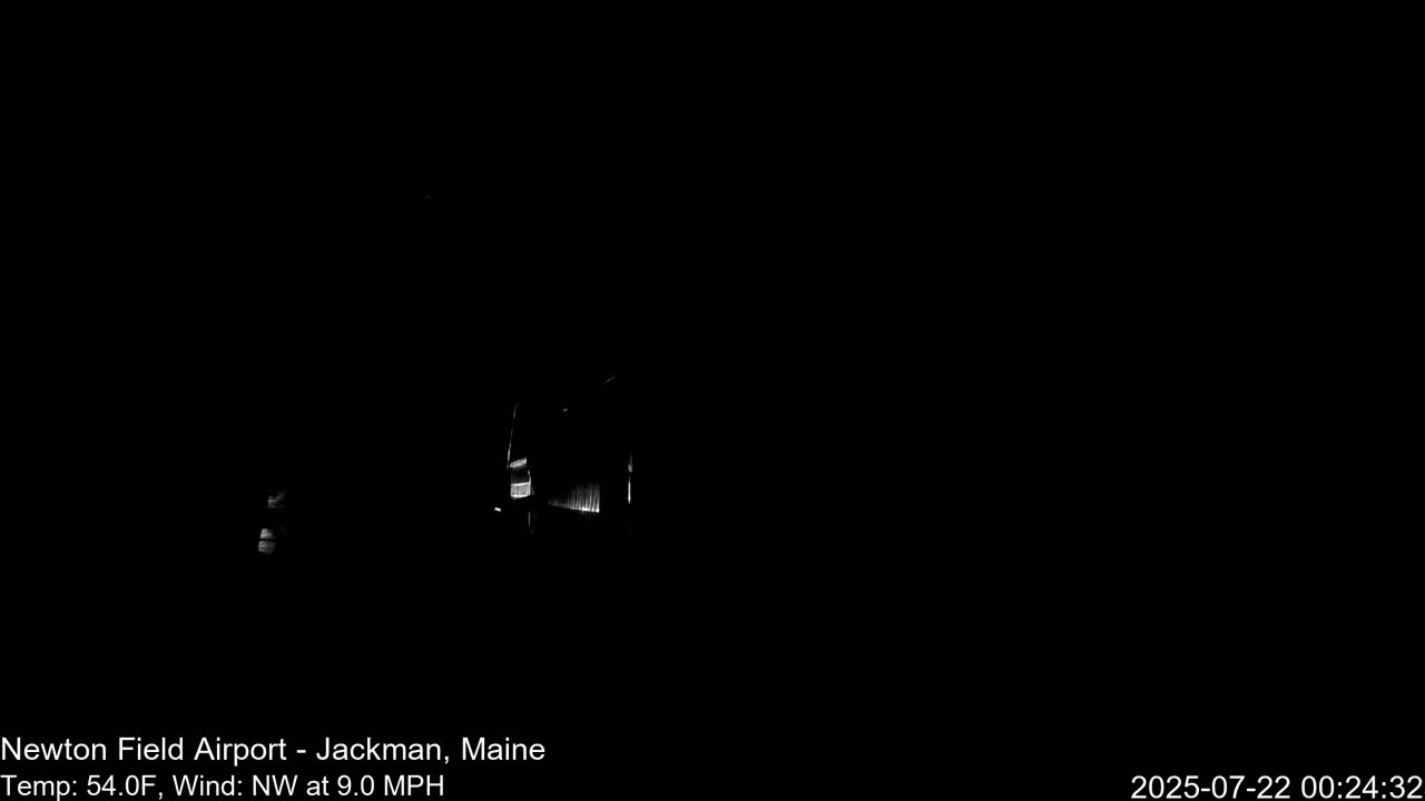 Newton Field - Jackman Airport Live Cam - Maine, USA
