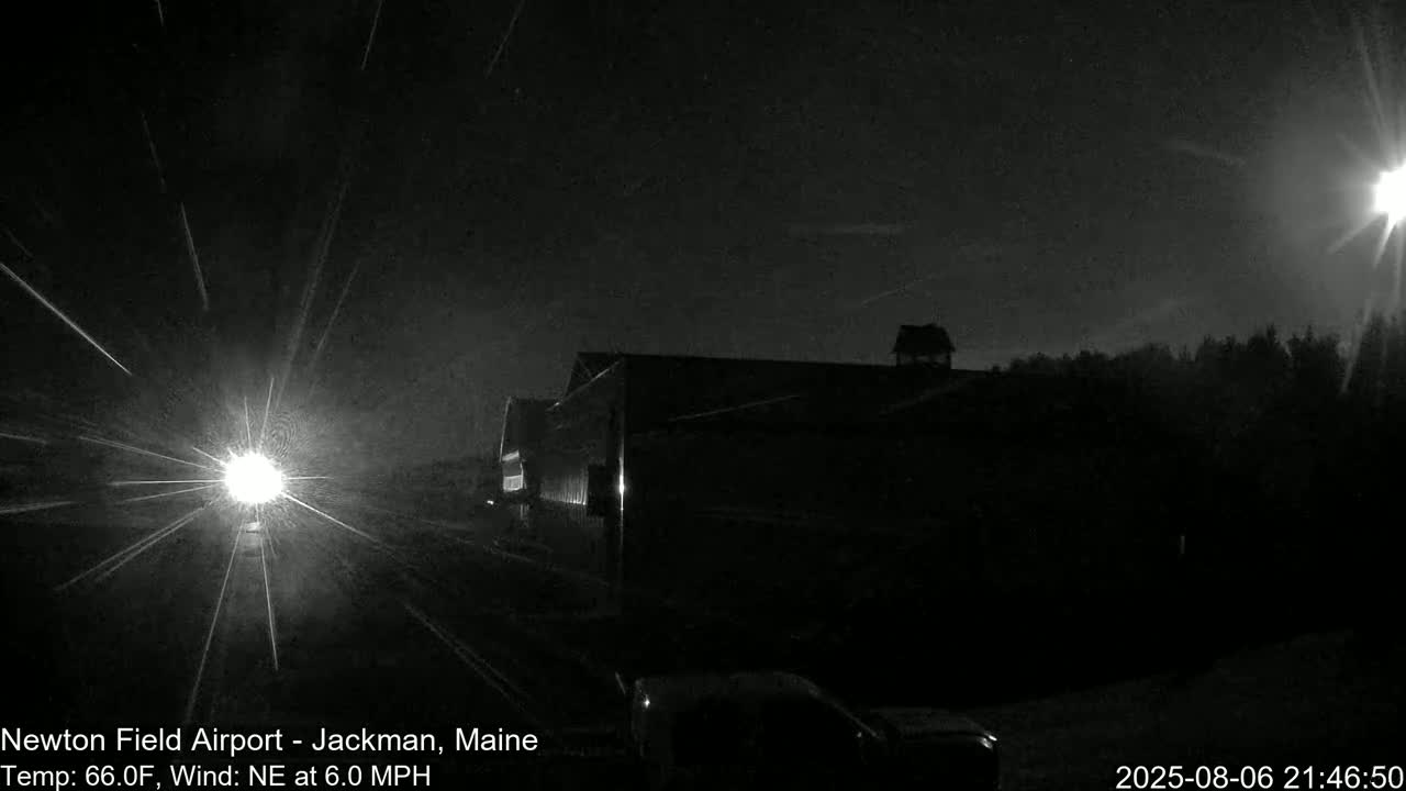 Newton Field - Jackman Airport Live Cam - Maine, USA