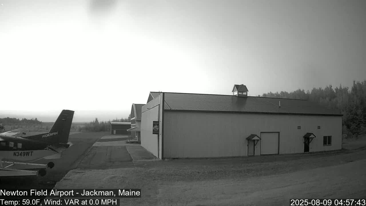 Newton Field - Jackman Airport Live Cam - Maine, USA