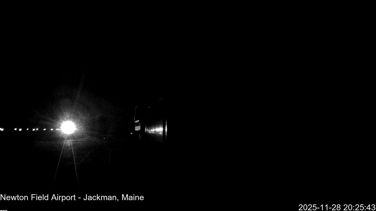 Jackman, Newton Field Airport towards East Live Cam 59B - Jackman, Somerset, Maine, USA