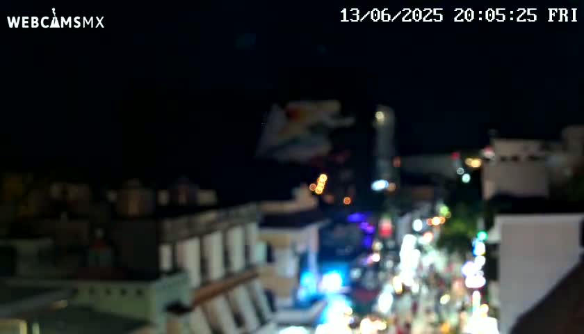 Playa del Carmen Avenue Quinta Avenida Live Cam - Solidaridad, Quintana Roo, Mexico