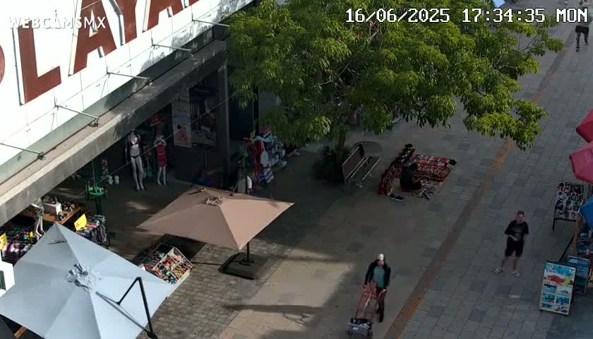 Playa del Carmen Avenue Quinta Avenida Live Cam - Solidaridad, Quintana Roo, Mexico