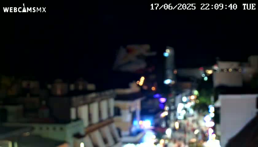 Playa del Carmen Avenue Quinta Avenida Live Cam - Solidaridad, Quintana Roo, Mexico