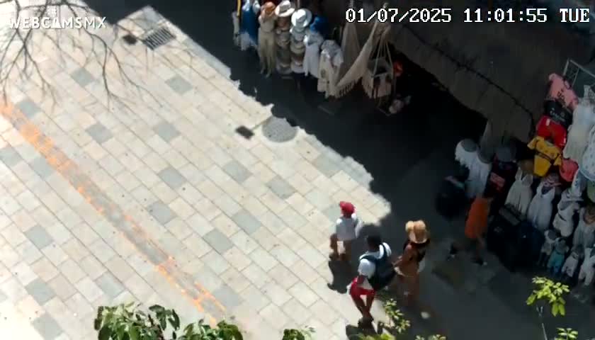 Playa del Carmen Avenue Quinta Avenida Live Cam - Solidaridad, Quintana Roo, Mexico