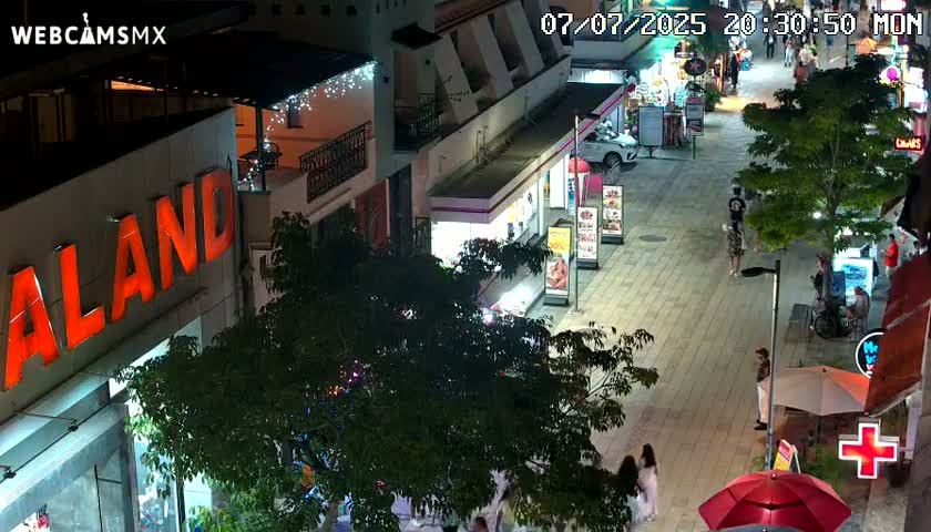 Playa del Carmen Avenue Quinta Avenida Live Cam - Solidaridad, Quintana Roo, Mexico