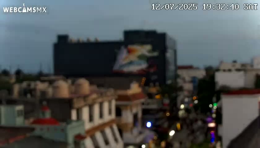 Playa del Carmen Avenue Quinta Avenida Live Cam - Solidaridad, Quintana Roo, Mexico
