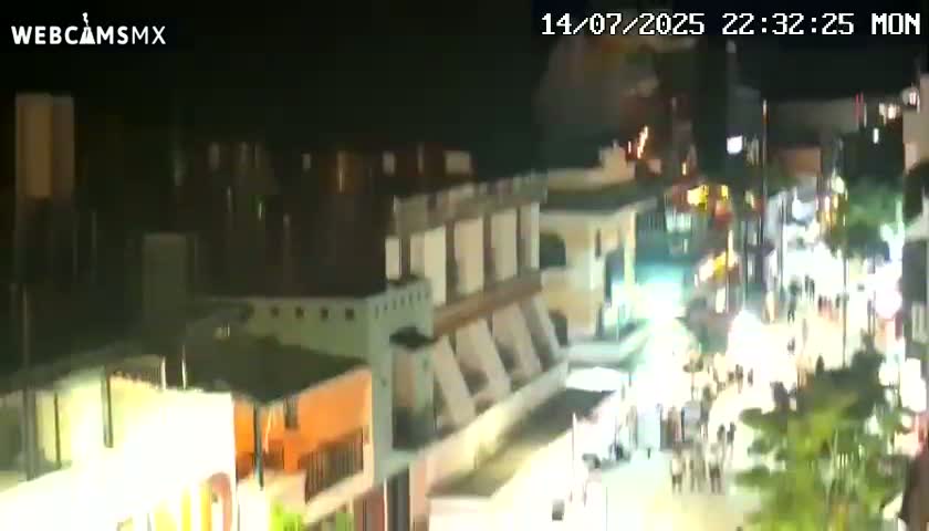 Playa del Carmen Avenue Quinta Avenida Live Cam - Solidaridad, Quintana Roo, Mexico