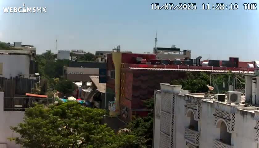 Playa del Carmen Avenue Quinta Avenida Live Cam - Solidaridad, Quintana Roo, Mexico