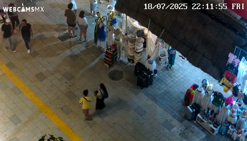 Playa del Carmen Avenue Quinta Avenida Live Cam - Solidaridad, Quintana Roo, Mexico