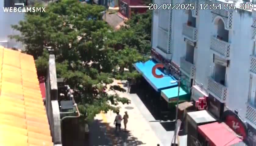 Playa del Carmen Avenue Quinta Avenida Live Cam - Solidaridad, Quintana Roo, Mexico