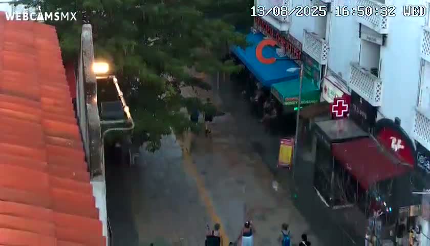 Playa del Carmen Avenue Quinta Avenida Live Cam - Solidaridad, Quintana Roo, Mexico