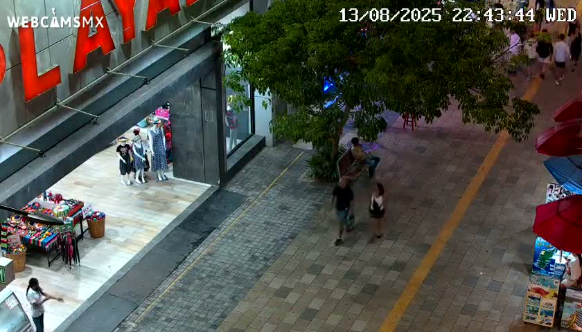Playa del Carmen Avenue Quinta Avenida Live Cam - Solidaridad, Quintana Roo, Mexico