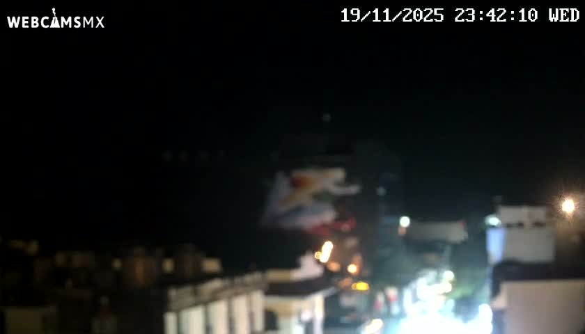 Playa del Carmen Avenue Quinta Avenida Live Cam - Solidaridad, Quintana Roo, Mexico